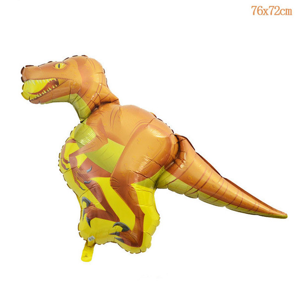 Giant velociraptor Dinsaur foil balloon animal toys childrens dinosaur flying toy inflatable helium birthday party decorations balloon