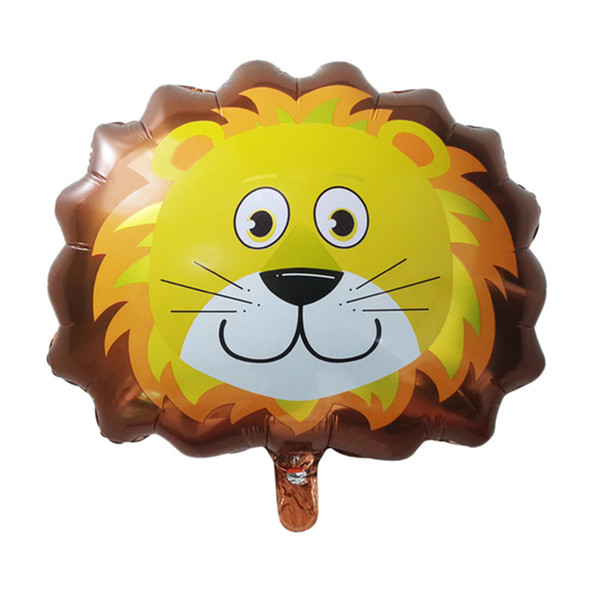 Jungle Animal foil Balloons lion foil aluminum flying toy Helium Ballon birthday party decoration zoo theme supplies balloons