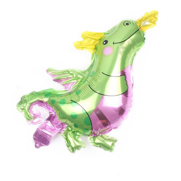 New Mini cartoon film Fire-breathing Dragon Aluminum inflatable helium foil Balloons Children's Festival Party Decoration Balloon