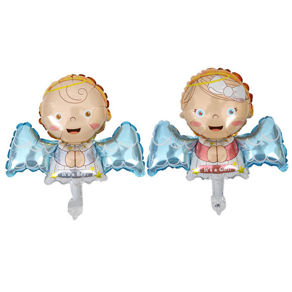 New mini Angel foil balloons baby boy girl birthday wedding party decoration ballons angel baby shower toys gifts