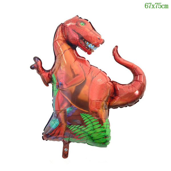 Giant tyrannosaurus Dinsaur foil balloon animal toys childrens dinosaur flying toy inflatable helium birthday party decorations balloon