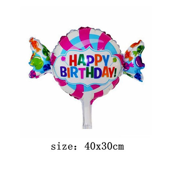 New sugar helium aluiminum flying Foil Balloons Birthday Wedding Party Supplies Decoration Food kids toy flying balloon