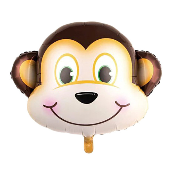 Jungle Animal foil Balloons monkey foil aluminum flying toy Helium Ballon birthday party decoration zoo theme supplies balloons