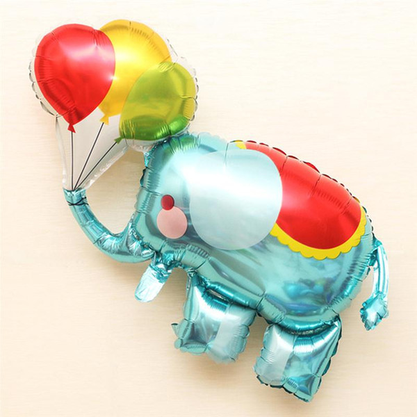 Elephant Foil Balloons Cartoon Mylar Balloon Kids Toys Party Decoration Happy Birthday Wedding Decoration Ballon Gift