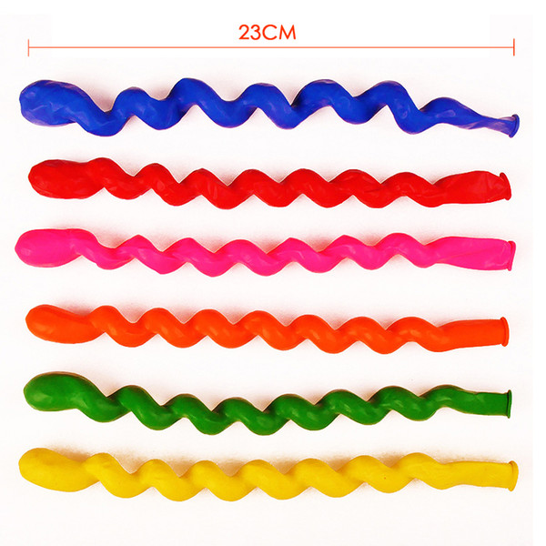 New air Screw Twisted Latex Balloon Spiral Thickening Long Balloon Party Supplies Strip Shape Balloon Inflatable Toys