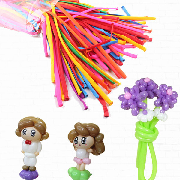 New Magic Balloons Long Balloon Modelling Latex balloons Clown balls Assorted many Color Toys happy birthday wedding decoration