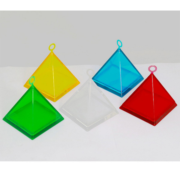 Pyramid Pendant gravity block Helium balloon weights Wedding decorations Party favors gift box birthday party supplies wholesale