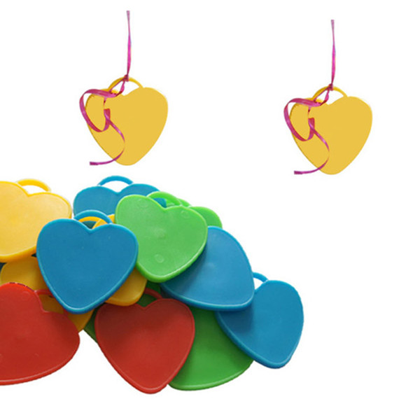 Heart shape pendants Helium balloon weights Wedding decoration Anniversary party supplies wholesale