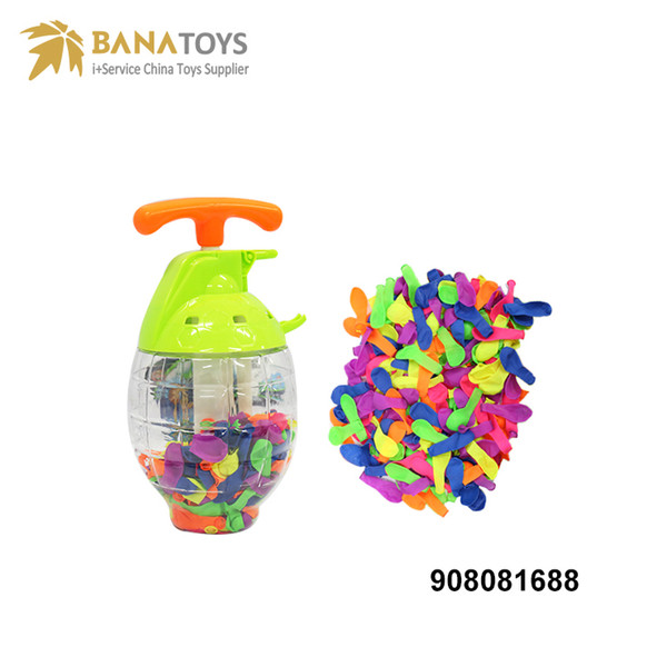 Free shipping Colorful Summer Water Bomb Balloon with Battle Pump Kids Toys Balloon Party favors latex balloon 250 pcs