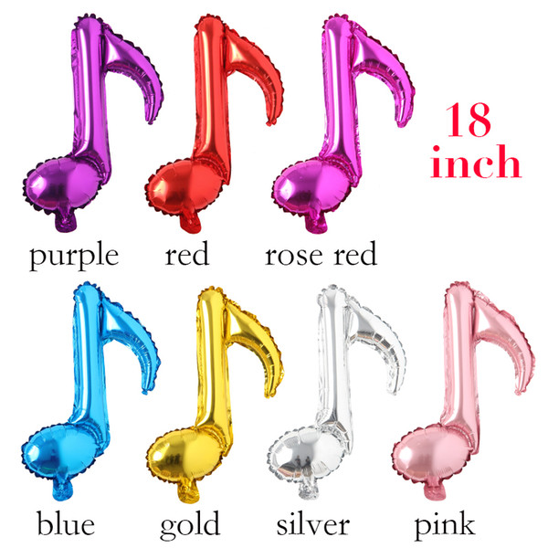 Notes Balloon 16'' Single Notes confetti transparent balloons Wedding Party Celebrating Baby Shower Birthday decorations party