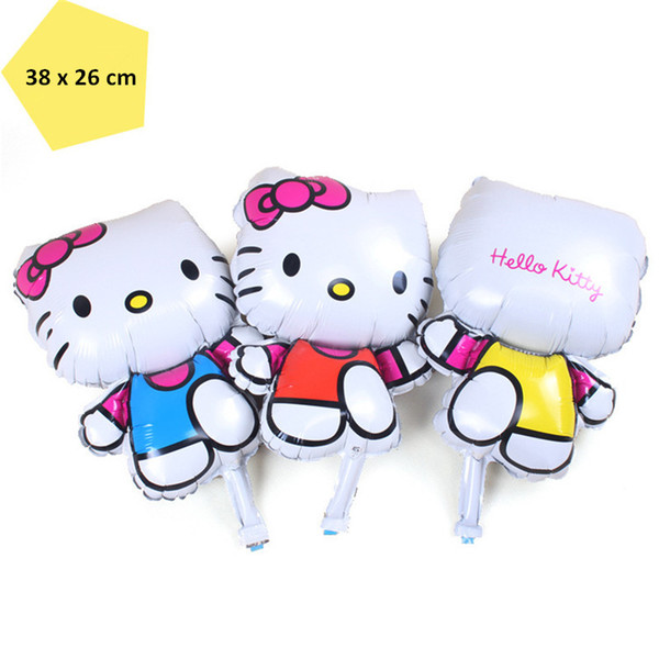 hello kitty foil ballons decorations inflatable cartoon cat shape walking balloons helium balloon wholesale drop shipping