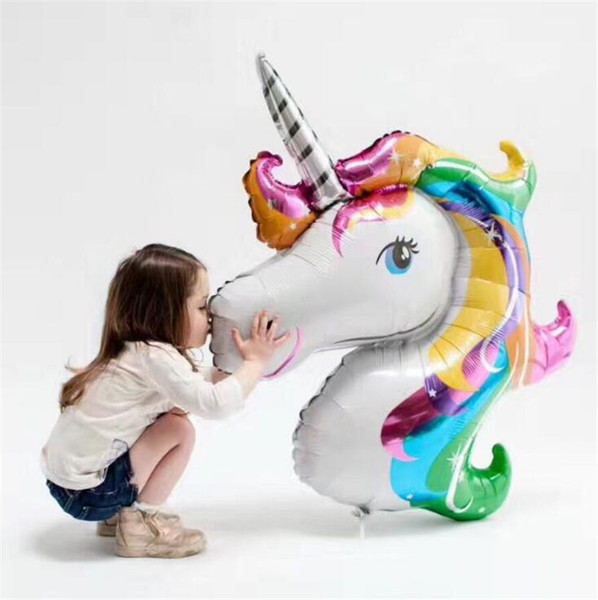 Hot Sale Inflatable Large Unicorn Balloon Colorful Infla
8000
table Animal Horse Aluminum Foil Balloon Real Photos Kids Big Helium Balloons Toys