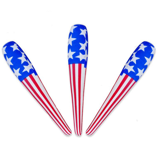 American Flag Inflatable Baseball Bat Children Hammer Sticks Toy Cheering Props Party Supply Favor Gifts