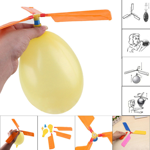 Hot Funny Traditional Classic Sound Flying Balloon Helicopter UFO Kids Child Children Play Flying Toy Ball Outdoor Fun kids toys Xmas Gift