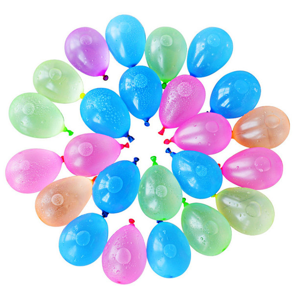 2018 Latex Water Balloons Balls 111pcs/set Water Bomb Pump Rapid Injection Summer Beach Games Water inflatable Sprinking Ballons STY096