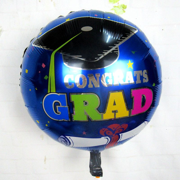 18 inch graduation balloons for graduation ceremony with doctorial hat foil balloons kid's birthday party decoration