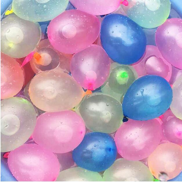 New Water Balloons 111pcs/set Magic Water Balloons Water-filled Balloons Rapid Injection Children Beach Toys Summer Outdoor Kids Beach Toys