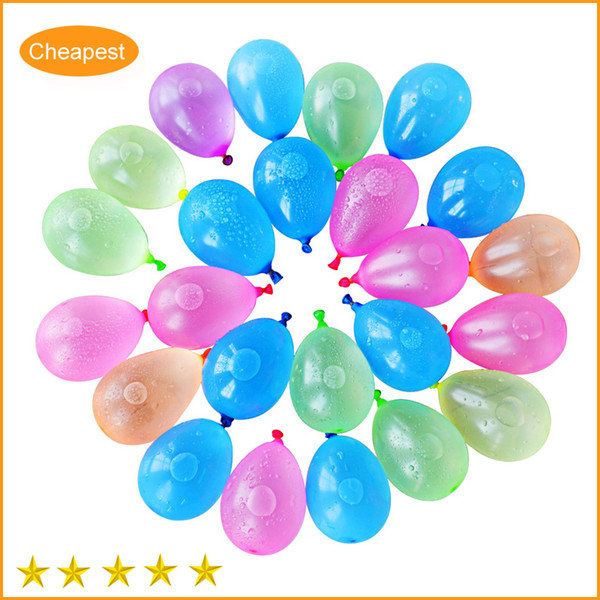 Cheapest Latex Water Balloons Balls 111pcs/set Water Bomb Pump Rapid Injection Summer Beach Games Water inflatable Sprinking Ballons