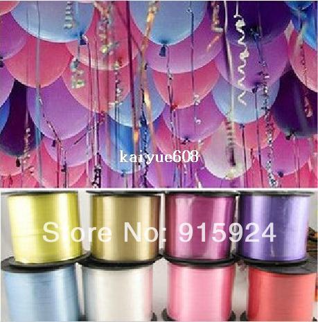 MOQ:1pc High Quality Of Personalized Printing Ribbons, Balloons Ribbons, And A Variety Of Color Choices 500Yards Free Shipping