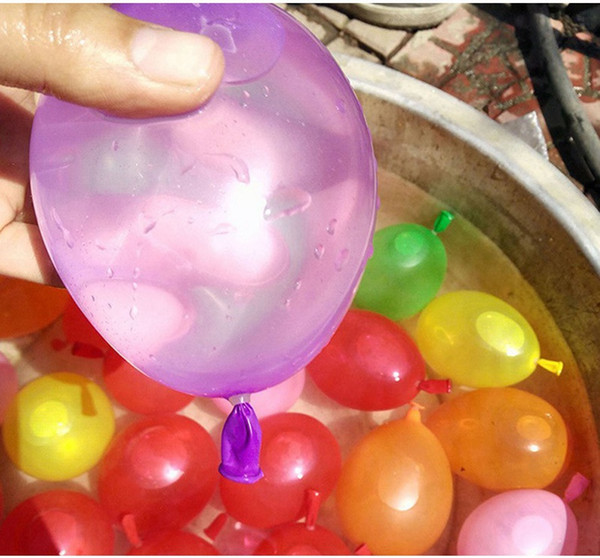 111pcs/Set Quick Fill Water Balloons Bomb Transparent Latex Water Balloon Balls Inflatable Sprinking Ballons Kids Summer Outdoor Fun Party