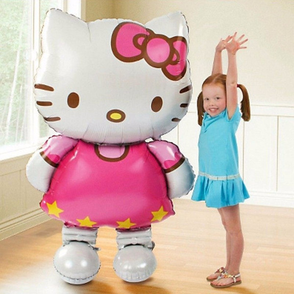 Cartoon KT Cat Aluminum Film Party Helium Balloon Birthday Party Wedding Decoration Supplies 70*114cm