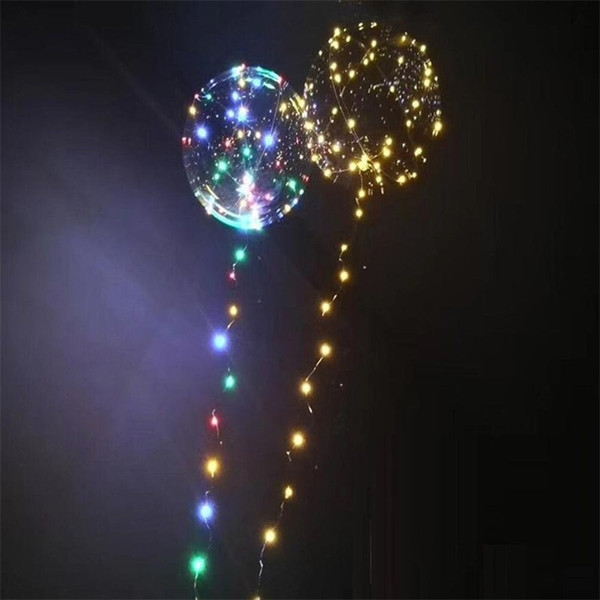 Hot Gift Luminous Led Transparent 3 Meters Balloon Flashing Wedding Party Decorations Holiday Supplies Color Luminous Balloons Always Bright