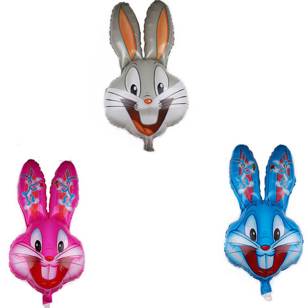 New Kid Toys Animal Foil Balloons Cute Rabbit Bunny Balloons For Birthday Party Decoration