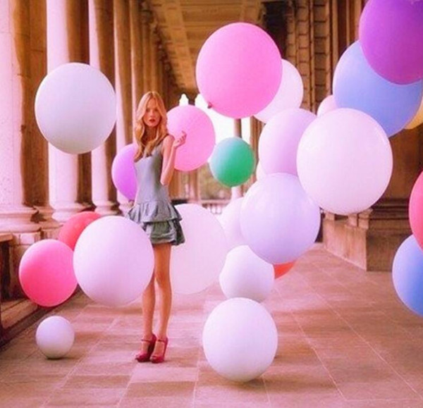 The factory sells 36 inch latex balloon, 25g round wedding, Valentine's day, children's gifts can be repeatedly used.