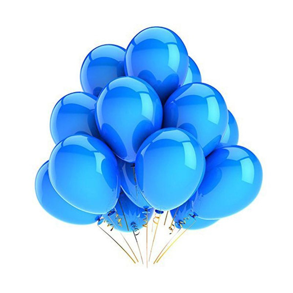 100Pcs 12Inch Pearl Latex Balloons For Wedding Birthday Party Decoration Balloons Toy For Kids Having Fun (Navy Blue )