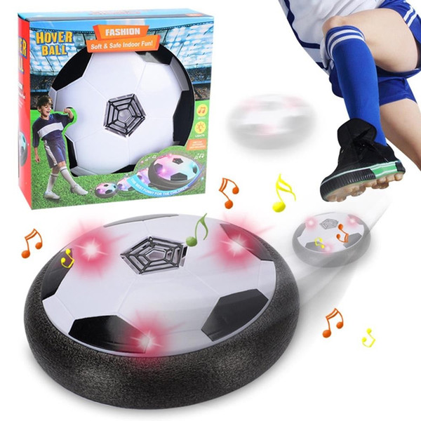 Hover Ball LED Light Flashing Arrival Air Power Soccer Ball Disc Indoor Football Toy Multi-surface Hovering And Gliding Toys