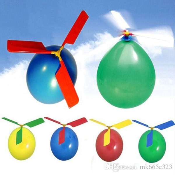 The Flying Balloon Propeller Airplane Balloons DIY Balloons The Balloon Helicopter Kids Toys Balloon Plane Amusement Toy