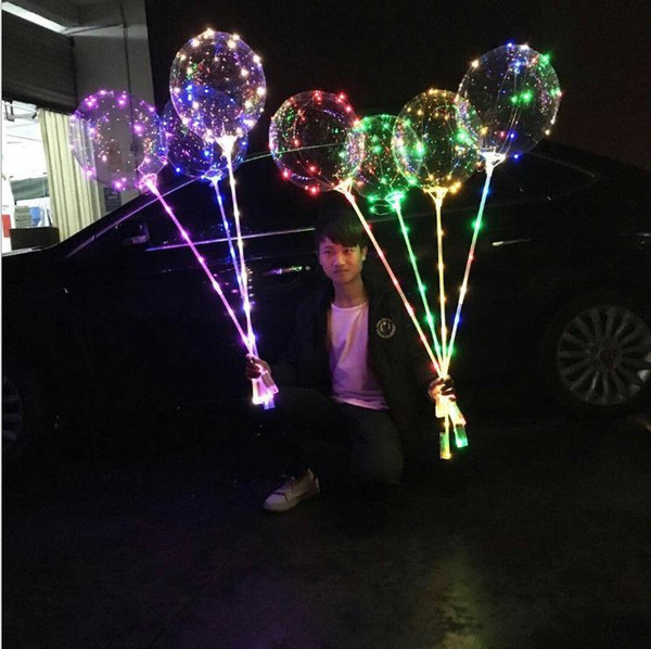 Hot LED Light Balloon Led BoBo Balloon Lights For Birthday Wedding Christmas Decorative new year Outdoor Party