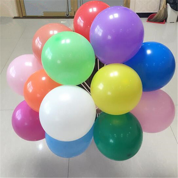 10 Inches Latex Free Balloon Party Decorated Balloon Assorted Color Solid Color Round Party Wedding Balloons Ornaments