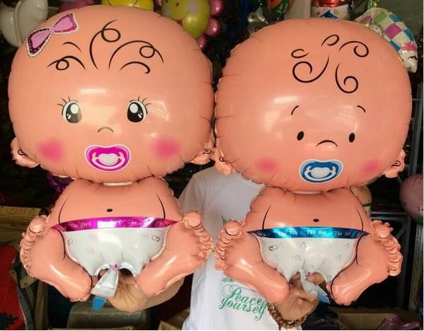 SMILE MARKET Free Shipping Baby boy girl Promotion Toy For Wedding Birthday Party Inflatable Foil Balloons