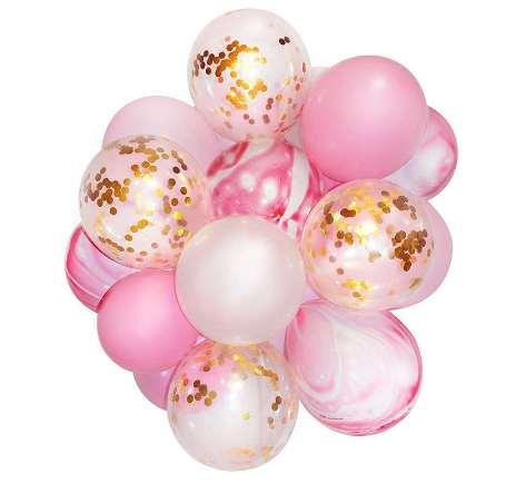 12'' 21Pcs Marble balloons for baby shower wedding birthday party decoration Backdrop Helium Balloons potobooth