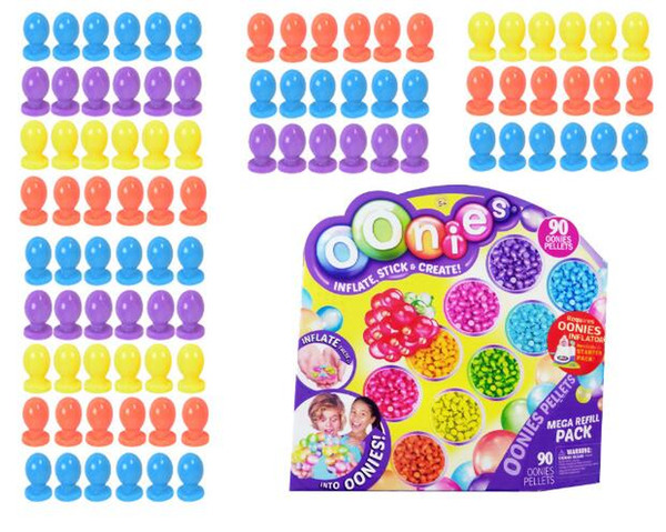 1set/90pcs Oonies Accessories Ball Magic DIY Adhesive Christmas New Year Education Toys For Kids Creative Bubble Gift