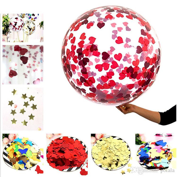 30g/bag Round Confetti Sprinkle Tissue Paper Confetti Wedding Party Table Decoration Birthday Balloon Decor Filling Rainbow Colorful Green