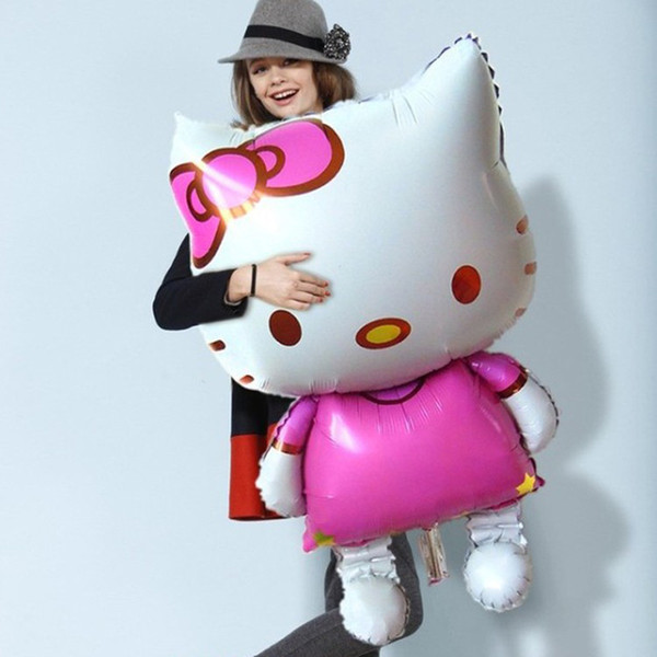 Oversized Hello Kitty Cat foil balloons cartoon birthday decoration wedding party inflatable air balloons Classic toys