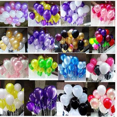 Hot sale 100 pcs 10 Inch 1.8g Birthday/Wedding Supply Latex Balloons Colorful Party Latex Air Baloon/Ballon Kids Inflatable Toy