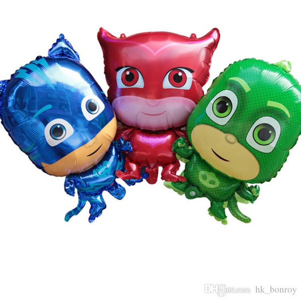 Cartoon foil balloons Children's birthday party decorations kids pj mask inflatable toys party supplies