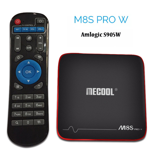 MECOOL M8S PRO W Android 7.1 TV Box Amlogic S905W Quad Core 2GB RAM DDR3 16GB Smart TV Box WiFi 4K H.265 Set Top Box kids toys