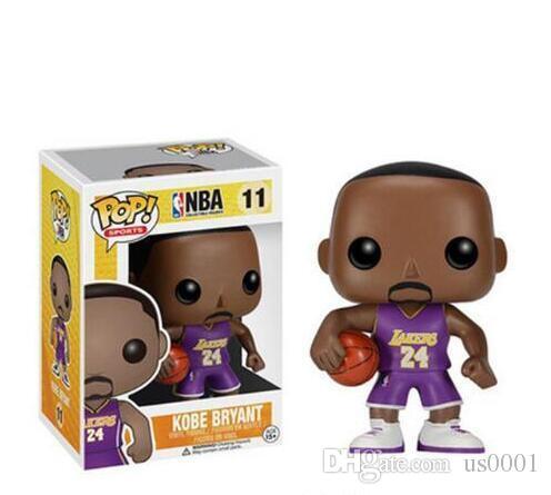 FUNKO POP Basketball star James-Kobe- Stephen Curry -Kyrie Irving -John Wall -Action Figure Collectible Model Toy for Fans Design