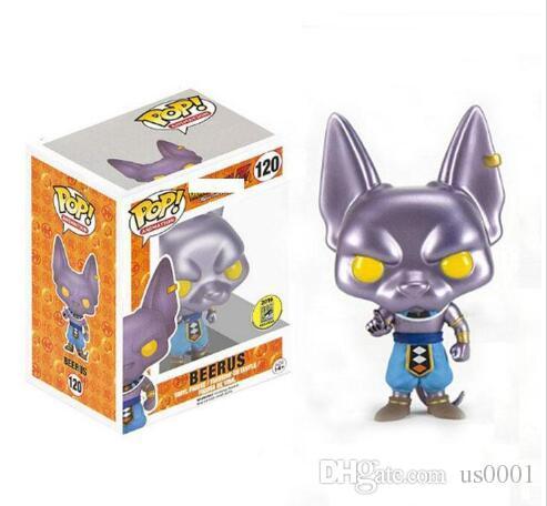 New Funko Pop! Anime Dragon Ball Metallic Action Figure Exclusive with Box Toy Gift FOR KIDS