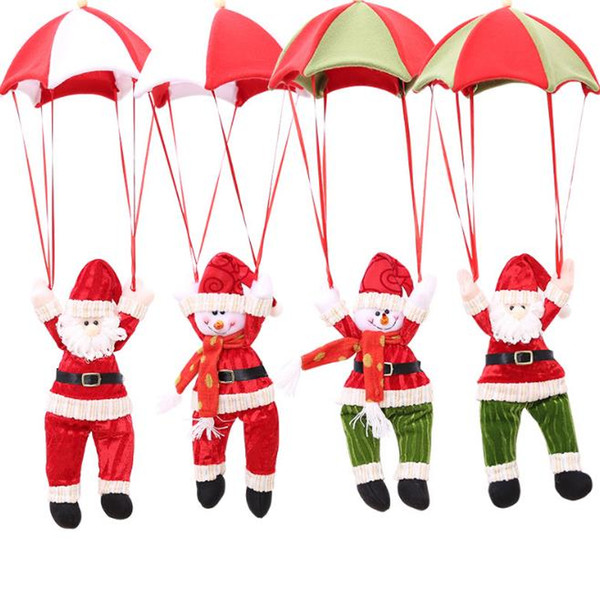 Christmas Decoration for Home Snowman Ornament Parachute Christmas Doll Pendant New Year Decor Christmas Toys