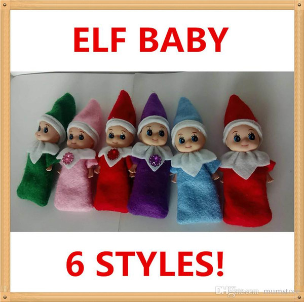 HOT Sales Elf BABY Doll 6 Styles Plush Toys Cute Boy Girl Elves Stuffed Dolls Kid Children Plush Doll Toys Decorations Gifts Free Shipping