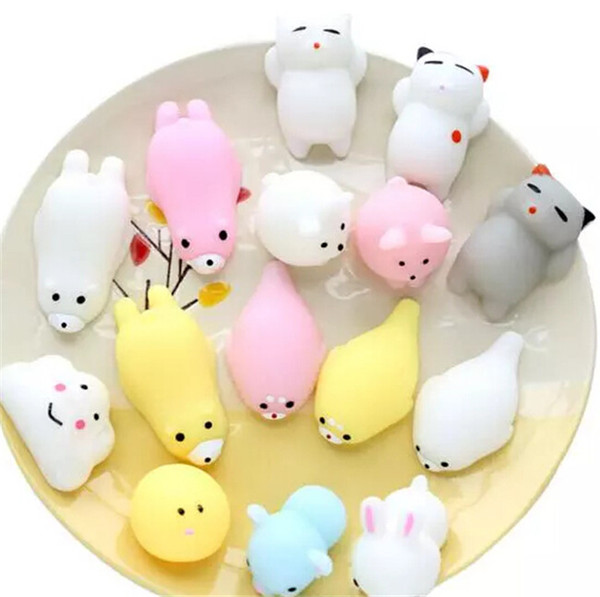 Squishy Slow Rising Jumbo Toy Bun Toys Animals Cute Kawaii Squeeze Cartoon Toy Mini Squishies Cat Squishiy Fashion Rare Animal Gifts New