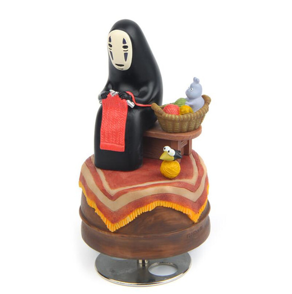 Creative Music Box Japanese Anime Spirited Away Faceless Man No Face Toy Resin Gift For Friend