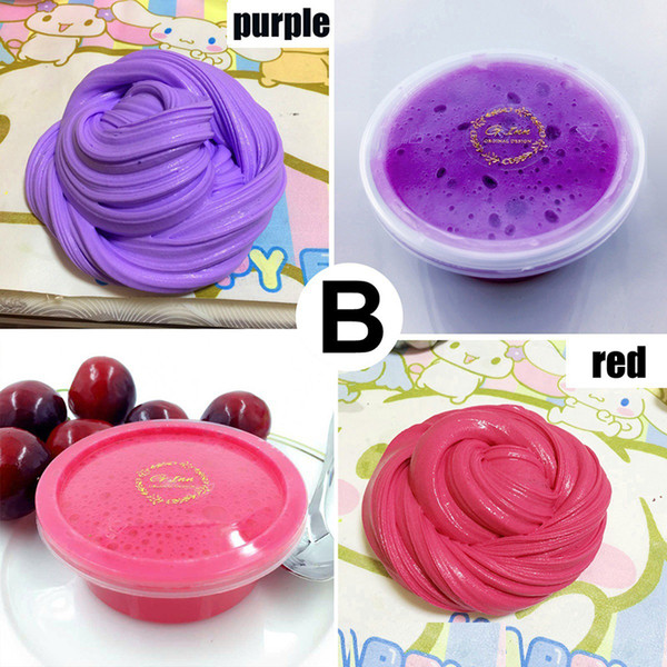 New Item DIY Fluffy Floam 100ml Slime Scented Mud Toys Cotton Mud Release Clay Toy Colorful For Fun from gemma