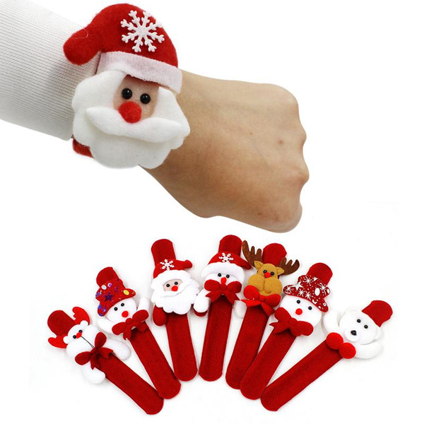 Clap Ring Christmas Decorations Christmas Patting Circle Christmas Children Gift Santa Claus Snowman Deer New Year Party Toys