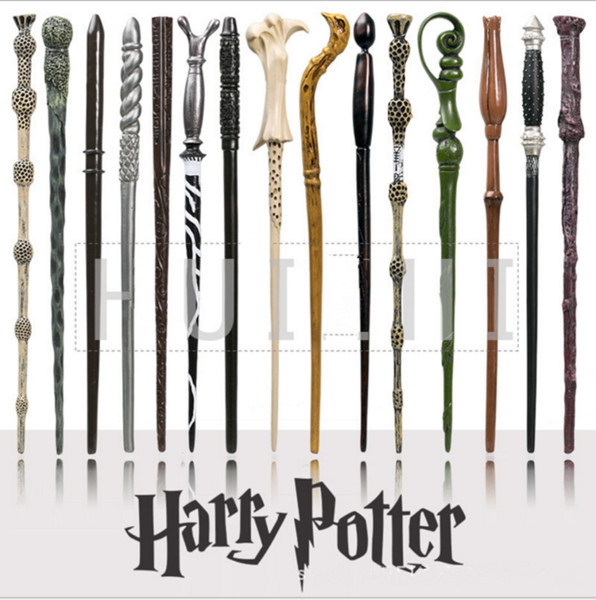 34 Colors Harry Potter Magic Wands Harry Lord Voldemort Hermione Dumbledore Magic Wand Hogwarts Sticks Train Ticket Cosplay Accessories sale